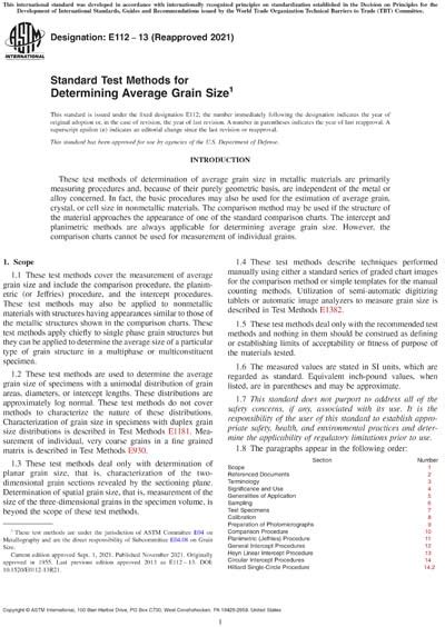 Astm E Standard Test Methods For Determining Average Hot Sex