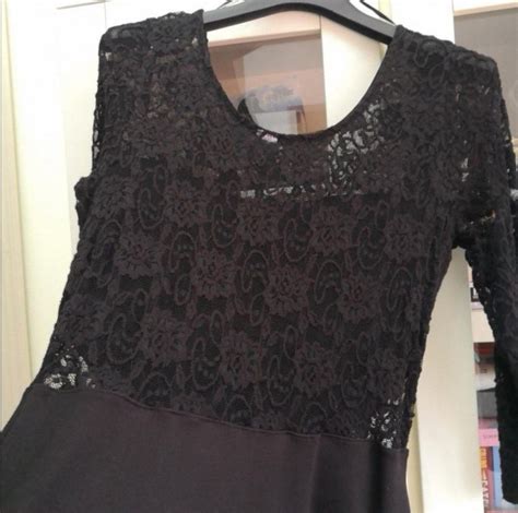 H M Black Lace Dress Women S Fashion Dresses Sets Dresses On Carousell