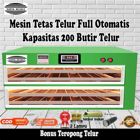 Jual Mesin Tetas Telur Full Otomatis Penetas Telur Otomatis Kapasitas