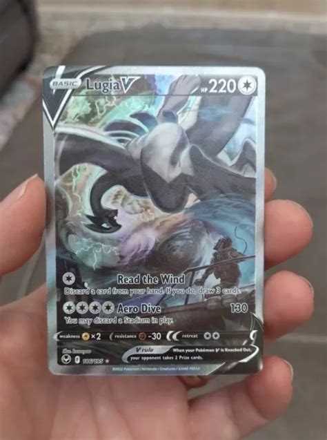 Lugia V Full Alt Art Pok Mon Temp Te D Argent Tr S Rare