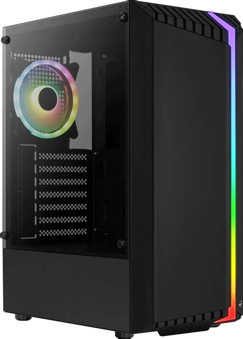 Aerocool Bionic G V Rgb Tempered Glass Mid Tower Case Spcc Material