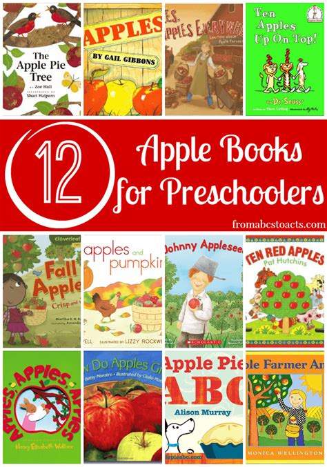 Fun Apple Books For Preschoolers Preschool Books Apple Books