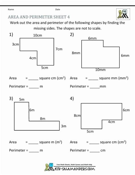 Third Grade Perimeter Worksheets New Perimeter Worksheets For 3rd Grade