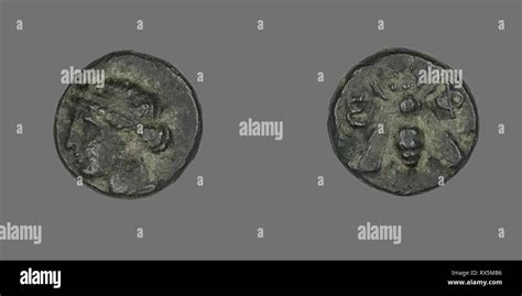 Coin Depicting The Goddess Artemis Greek Minted In Ephesos Date 258