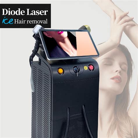 2023newest 4k Ice Titanium 755nm 808nm 1064nm1800w Diode Laser Hair