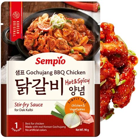 Sos Bbq Gochujang Kurczak Stir Fry Do Dak Galbi Korea Ski G Sempio