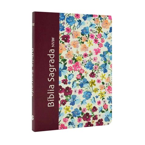 Bíblia Sagrada NVI Compacta Slim Floral Tenda Gospel Livraria Crist