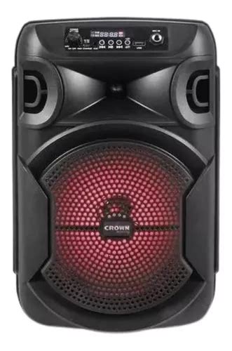 Bafle Potenciado Crown Mustang Woofer 8 Djs 820bt 2500w