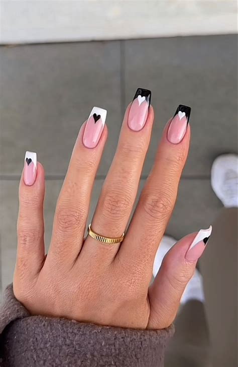 Pin By Alee V On Nails Heart Nails Simple Nails Stylish Nails