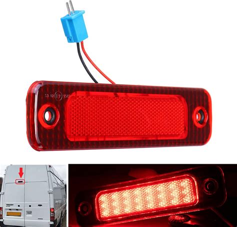 Transit Custom Led Rear High Level 3rd Third Brake Light Pair Uk Automotive