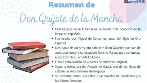 An Lisis Literario De Don Quijote De La Mancha De Cervantes Resumen