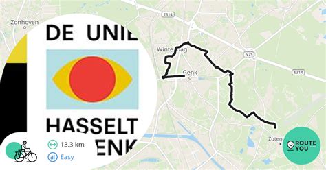 Genk Zutendaal Recreatieve Fietsroute RouteYou