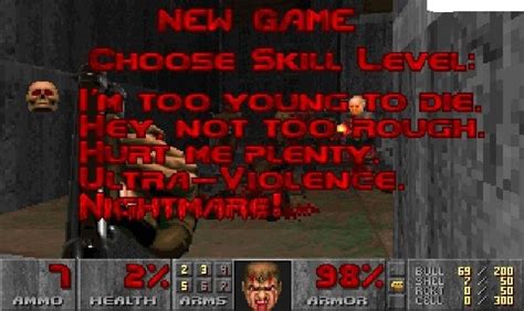 Original doom difficulty levels - medialuda