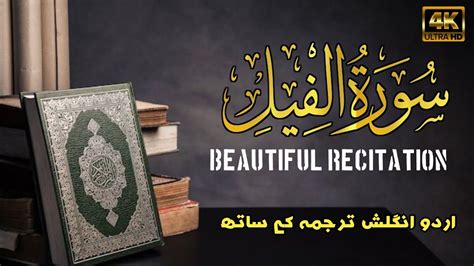 Surah Al Fil with Urdu Translation سورة الفیل Beautiful Quran