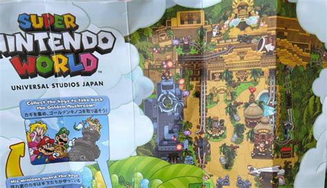 Super Nintendo World Japan map with Donkey Kong area revealed | GoNintendo