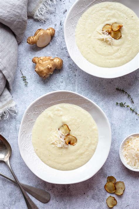 Cremige Topinambursuppe Mit Knusprigen Topinamburchips Elle Republic