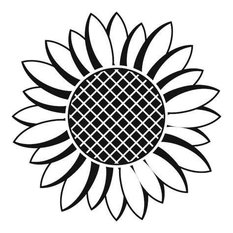 Bonito Icono De Girasol Ilustraci N Simple De Bonito Icono De Vector De