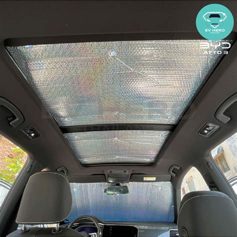 BYD ATTO 3 Reflective sunshade มานบงแดดซนรฟ ฉนวนกนความรอน สะทอน