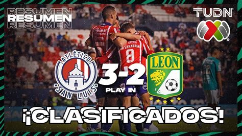 HIGHLIGHTS Atl San Luis 3 2 León Play In AP2023 TUDN YouTube