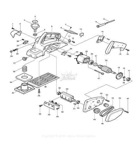 Makita 1900B Parts Diagram For Assembly 1