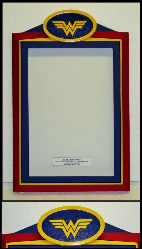 Custom Premier Series WONDER WOMAN CGC Comic Book Frame Comic Book