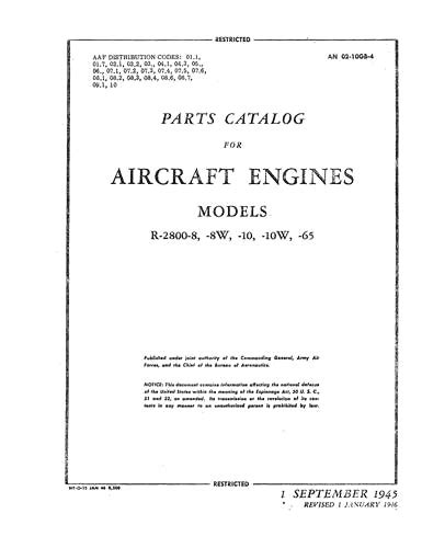 Pratt Whitney Aircraft R W W Parts Catalog