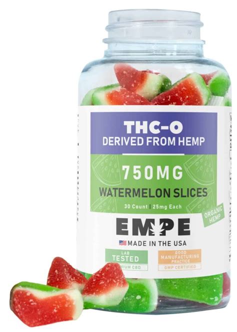 Thc O Sour Watermelon Slice Gummies 750mg Brewbudz