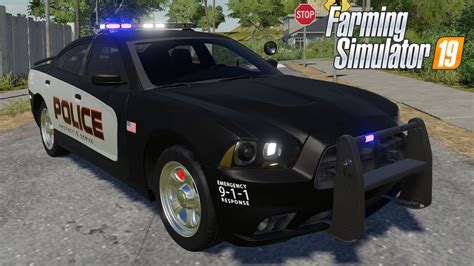 Fs19 Dodge Charger Us Police Interceptor Car Mod Download Link For