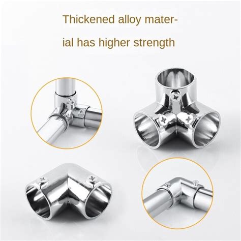 Hot K Stainless Steel Pipe Fitting Through Way Tube Connector Wardrobe Pipe Flange