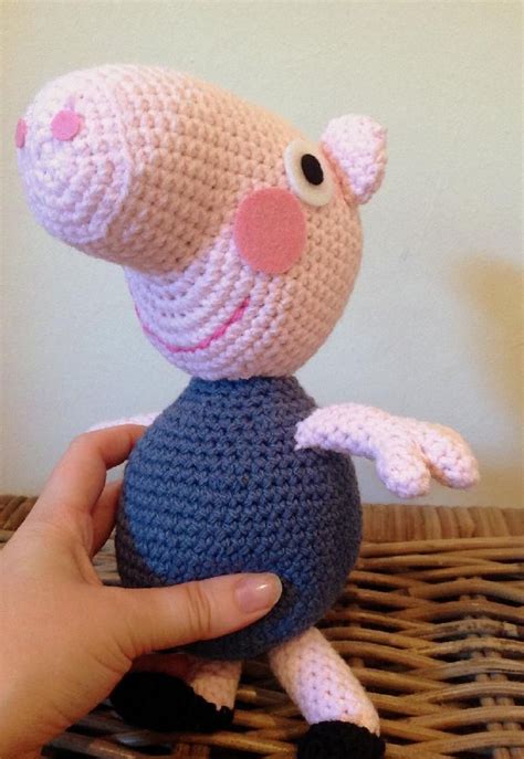 George From Peppa Pig Plush Amigurumi Crochet Pattern By Lottie S