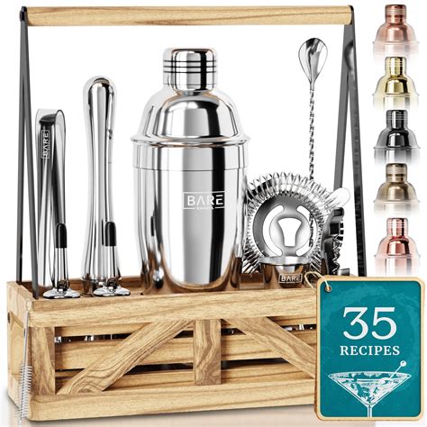 Buy Bare Barrel Martini Cocktail Making Kit Bartender Kit Cocktail