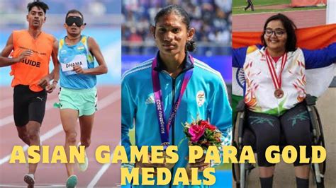 Asian Games Para Sports Medal Tally 2023 Most Gold Win Asian Para Games Youtube