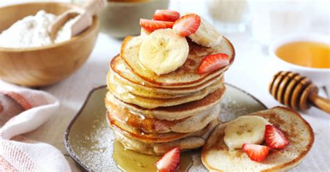 Hot cakes saludables de avena y plátano ClikiSalud net Fundación Carlos Slim