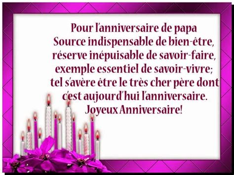 Poeme Joyeux Anniversaire Papa