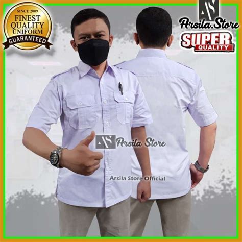 Jual Baju Kemeja Seragam Putih Pns Asn Pemda Pilot Pdh Kemeja