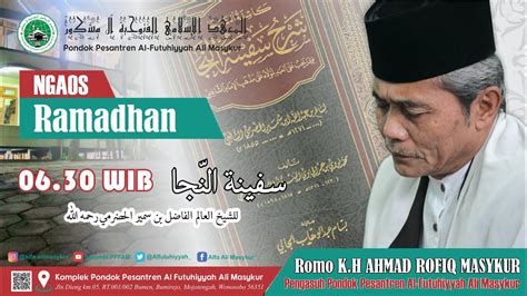 Ngaos Ramadhan Kitab Safinatun Naja Bagian Youtube