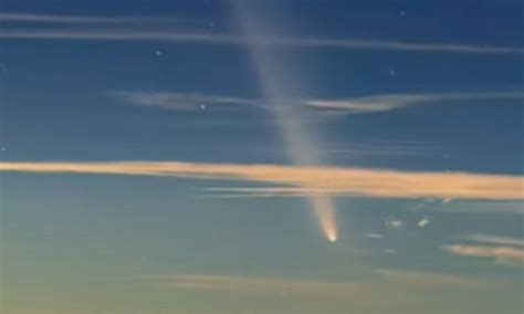 Watch Catch It If You Can Rare Comet Visible With The Naked Eye In SA Sky LNN Network News
