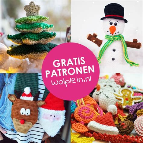 De Leukste Gratis Haakpatronen Voor Kerst Wolplein Nl Alles Voor Breien En Haken Haken