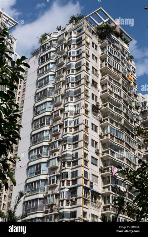 Wenzhou Zhejiang China High Rise Apartment Building Stock Photo Alamy