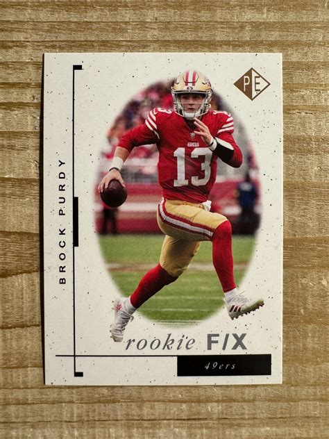 Brock Purdy 2022 Rookie Prospectors Edge F X San Francisco 49ers Rookie