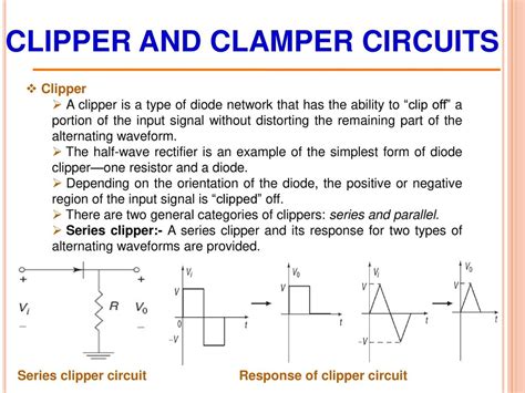 What Is Clamper Circuit And Its Types At Jarrod Lynde Blog