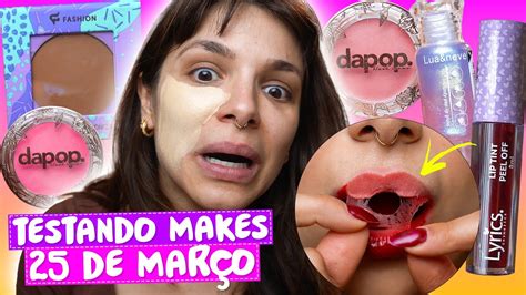 Testando Makes Baratinhas Da De Mar O Parte Fashion Make Up