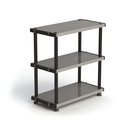 Three Tier 36x18 Metal Shelves Garage Shelves Shelf System