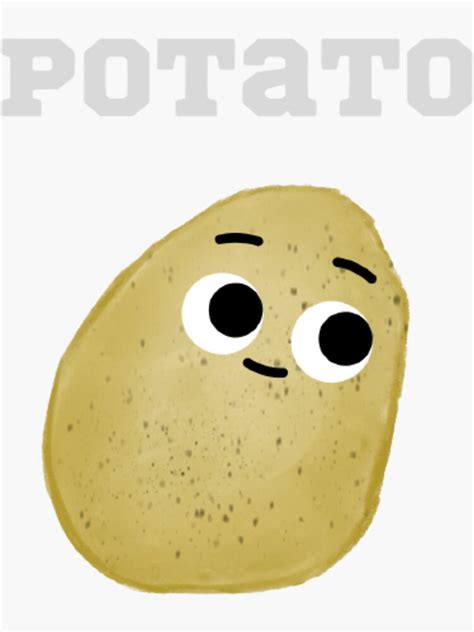 "Potato cute funny meme" Sticker for Sale by dfxupt | Redbubble