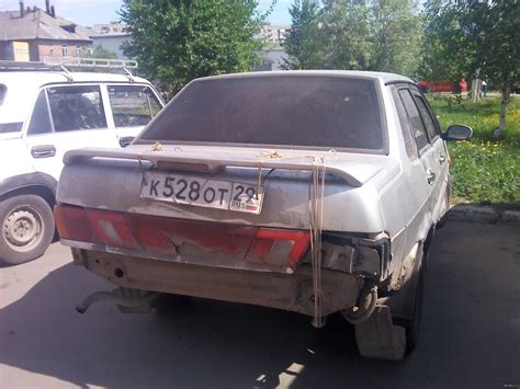 Как закрепить автомобильный номер после ДТП | Пикабу