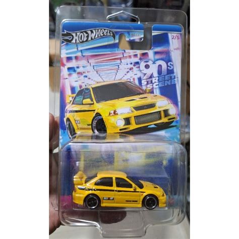 With Case Mitsubishi Lancer Evolution Vi S Street Scene Hot Wheels Shopee Philippines