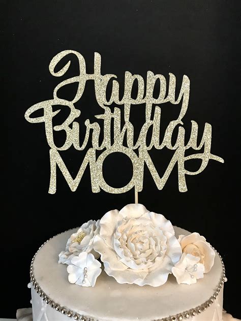 Happy Birthday Mom Cake Topper Ubicaciondepersonas Cdmx Gob Mx