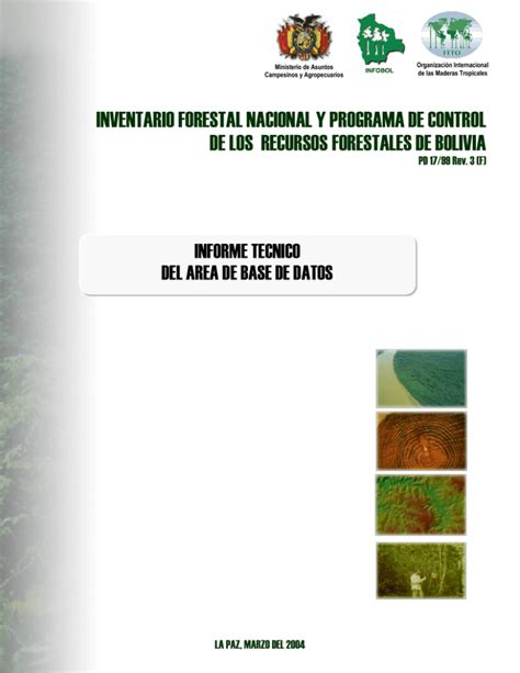 Inventario Forestal Nacional Y Programa De Control De Los