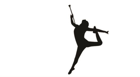 Twirler Silhouette At Getdrawings Free Download