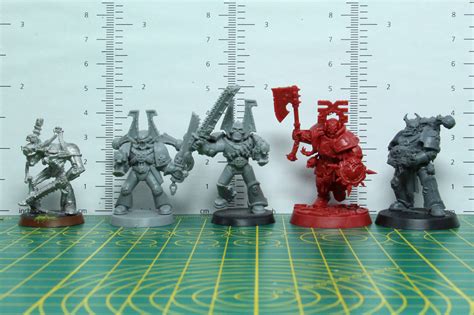 Space Marine Chaos Khorne Berserkers x20-0 1/4in Epic Warhammer 40K 40K ...